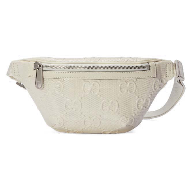 GUCCI GG EMBOSSED BELT BAG 658582 (23*13*5cm) GUCCI GG EMBOSSED BELT BAG 658582 (23*13*5cm)